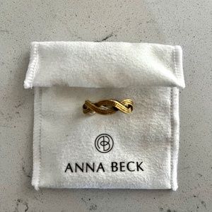 Braided Stacking Ring - Gold